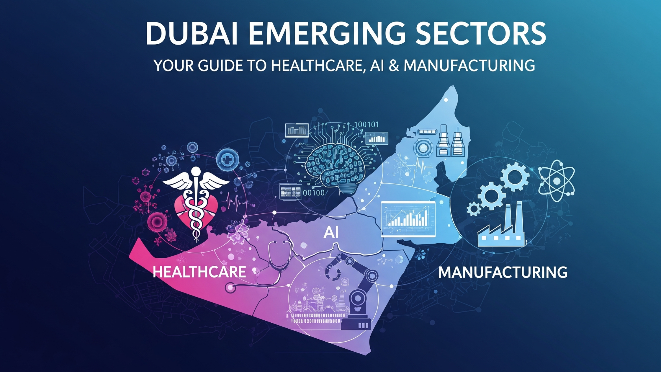 You are currently viewing Dubai Emerging Sectors: Your Guide to Healthcare, AI & Manufacturing